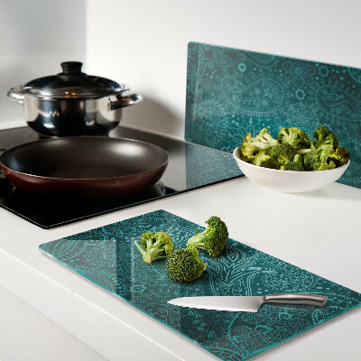 Tagliere in vetro temperato Motivo Paisley