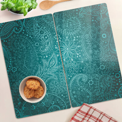 Tagliere in vetro temperato Motivo Paisley