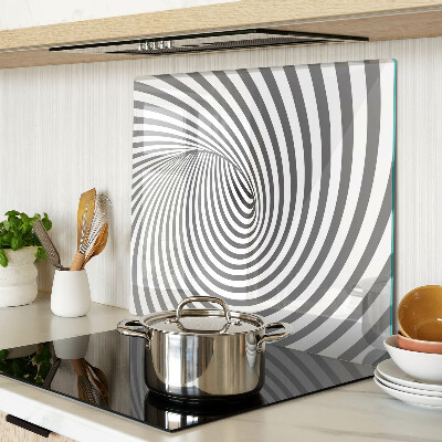 Tagliere in vetro Motivo a spirale ottica