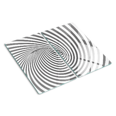 Tagliere in vetro Motivo a spirale ottica