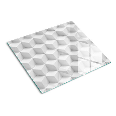 Tagliere in vetro Modello esagonale 3D