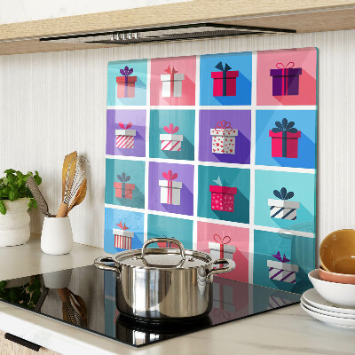 Tagliere in vetro Motivi regalo in diversi colori