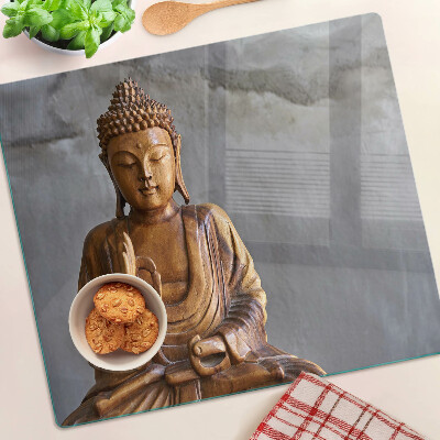 Tagliere in vetro Buddha in meditazione
