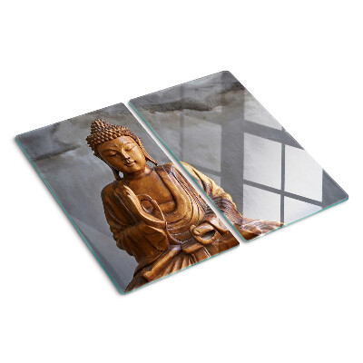 Tagliere in vetro Buddha in meditazione
