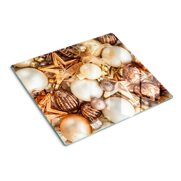 Tagliere in vetro temperato Decorazioni e palline natalizie