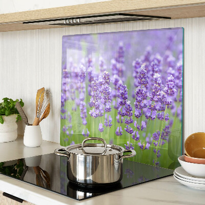 Tagliere in vetro Campo di lavanda
