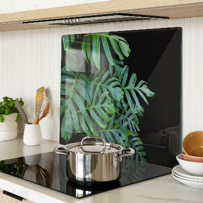 Tagliere in vetro temperato Foglie tropicali