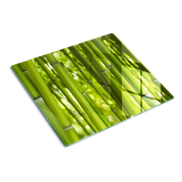Tagliere in vetro temperato Foresta di bambù
