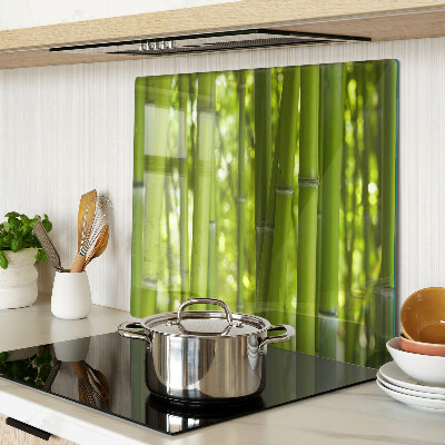 Tagliere in vetro temperato Foresta di bambù
