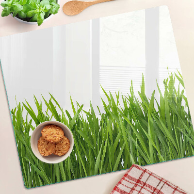 Tagliere in vetro Erba verde