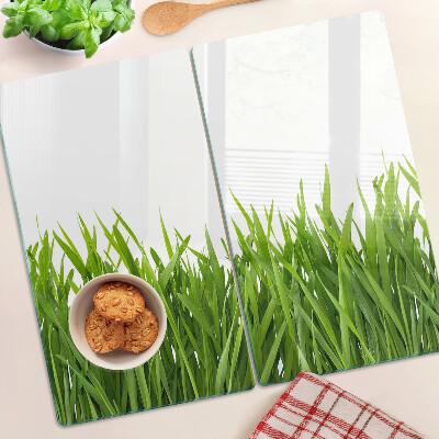 Tagliere in vetro Erba verde