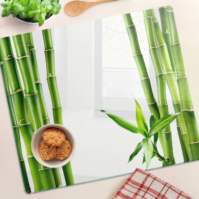 Tagliere in vetro Bambù nelle tonalità del verde