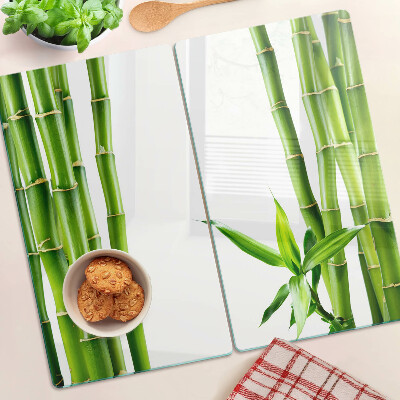 Tagliere in vetro Bambù nelle tonalità del verde