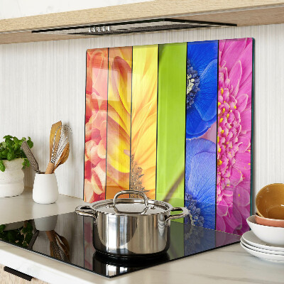 Tagliere in vetro temperato Motivi floreali dai colori intensi