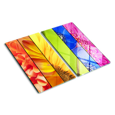 Tagliere in vetro temperato Motivi floreali dai colori intensi