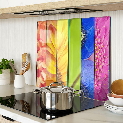 Tagliere in vetro temperato Motivi floreali dai colori intensi