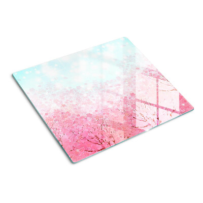 Tagliere in vetro Motivi floreali di Sakura