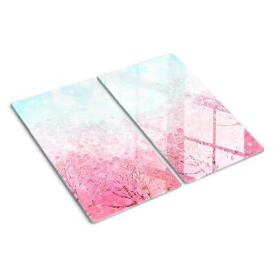 Tagliere in vetro Motivi floreali di Sakura