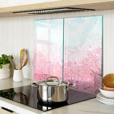 Tagliere in vetro Motivi floreali di Sakura