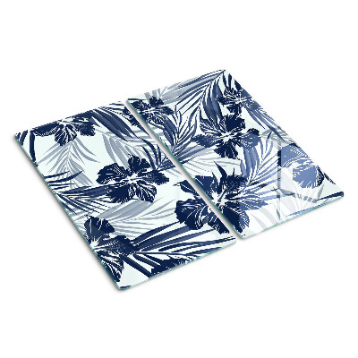Tagliere in vetro Motivo tropicale floreale