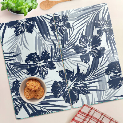 Tagliere in vetro Motivo tropicale floreale