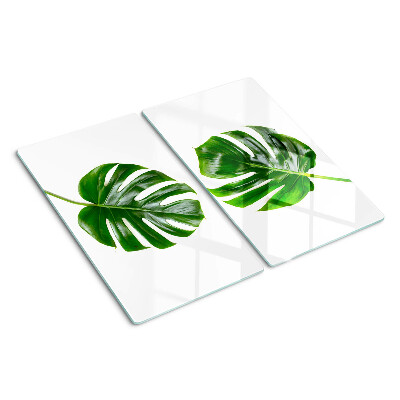 Tagliere in vetro temperato Foglie di Monstera