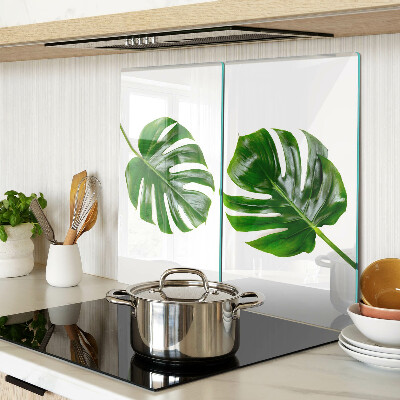 Tagliere in vetro temperato Foglie di Monstera