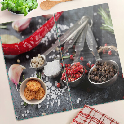 Tagliere in vetro Spezie ed erbe aromatiche