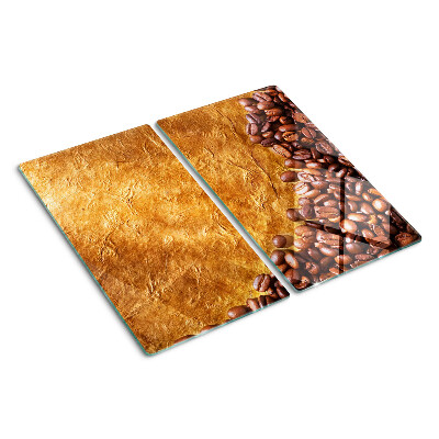 Tagliere in vetro temperato Motivo caffè e pelle