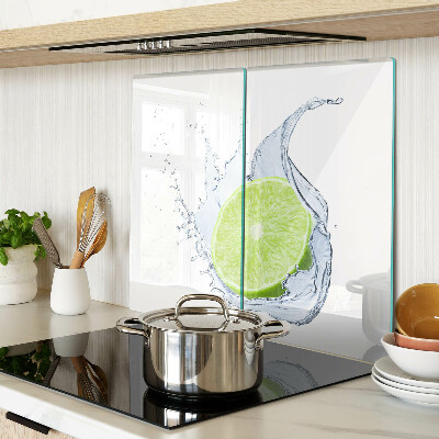 Tagliere in vetro temperato Limone in acqua