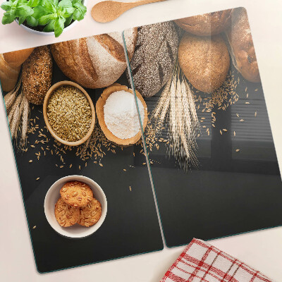 Tagliere in vetro temperato Pane e cereali