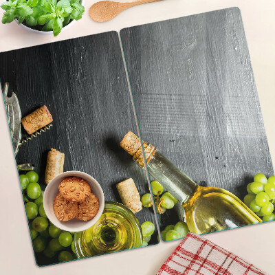 Tagliere in vetro Vino e uva