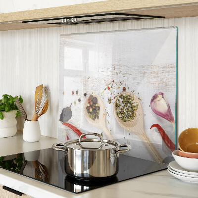 Tagliere in vetro temperato Spezie ed erbe aromatiche