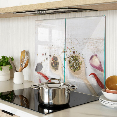 Tagliere in vetro temperato Spezie ed erbe aromatiche