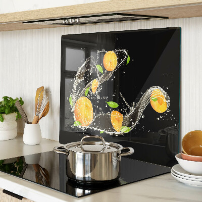 Tagliere in vetro temperato Agrumi in acqua