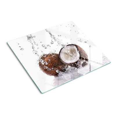 Tagliere in vetro Cocco in acqua