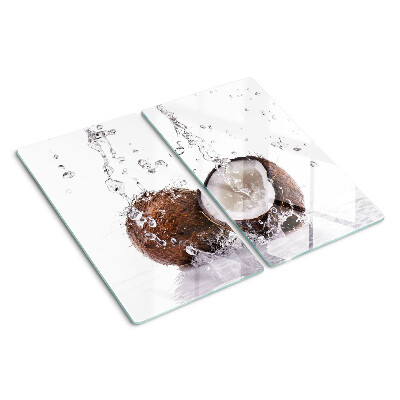 Tagliere in vetro Cocco in acqua