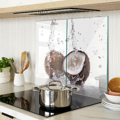 Tagliere in vetro Cocco in acqua