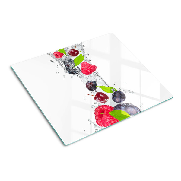 Tagliere in vetro temperato Frutta in acqua