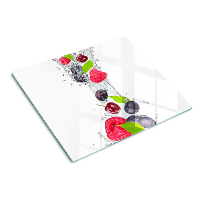 Tagliere in vetro temperato Frutta in acqua