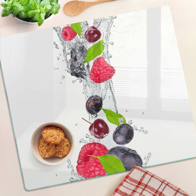 Tagliere in vetro temperato Frutta in acqua