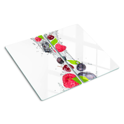 Tagliere in vetro temperato Frutta in acqua