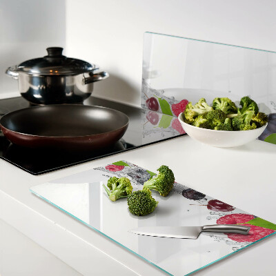 Tagliere in vetro temperato Frutta in acqua
