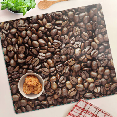Tagliere in vetro temperato chicchi di caffè