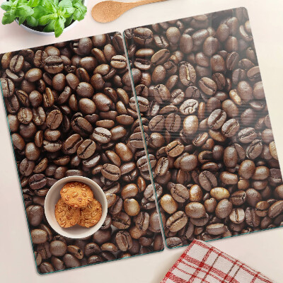 Tagliere in vetro temperato chicchi di caffè