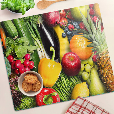 Tagliere in vetro Frutta e verdura