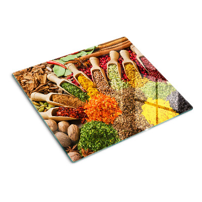 Tagliere in vetro Spezie ed erbe aromatiche