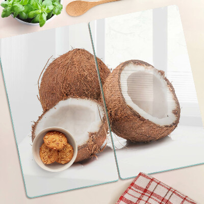 Tagliere in vetro mosche del cocco