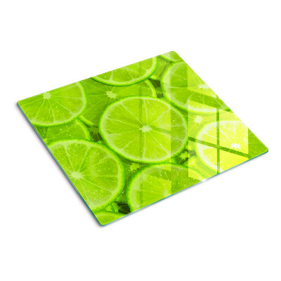 Tagliere in vetro temperato fette di lime