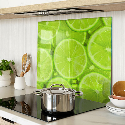 Tagliere in vetro temperato fette di lime